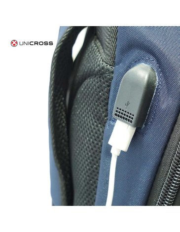 Mochila Porta Notebook con USB - Unicross