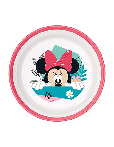 Bowl Bicolor Non-Slip Premium Minnie Mouse  Wabro