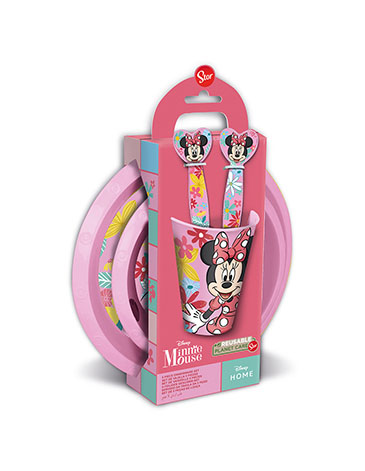 Set 5 Piezas Minnie Mouse  - Wabro