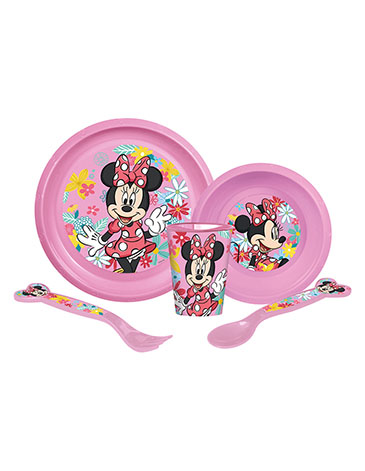 Set 5 Piezas Minnie Mouse  - Wabro