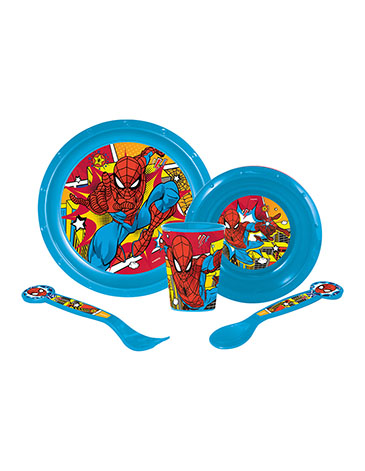 Set 5 Piezas Spider Man  - Wabro