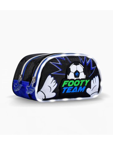 Cartuchera 2 Cierres con Luz Led - Footy