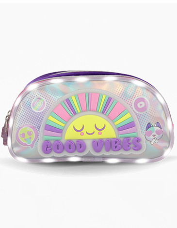 Cartuchera Con Luz Led 2 Cierres - Footy