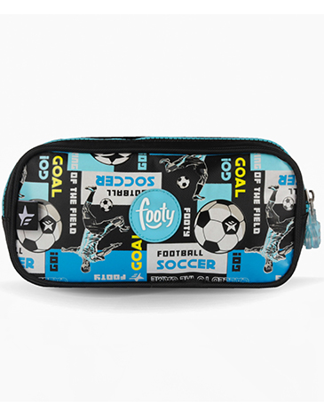 Cartuchera Con Luz Led 2 Cierres - Footy