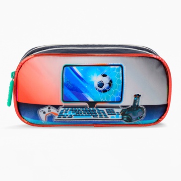 Venta por Mayor y Catalogo Cartucheras Doble Cierre  Footy