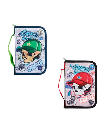 Cartuchera Rigida Con Interior Desplegable  Footy