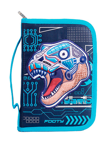 Cartuchera Rigida Con Interior Desplegable  Footy