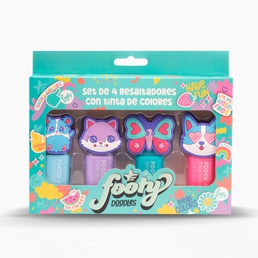 Resaltadores x 4 Unid. Footy