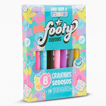 Crayones Sedosos x 8 Unid. - Footy