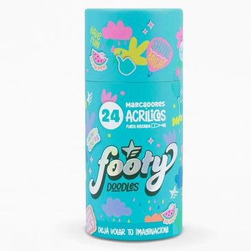 Marcadores Acrilicos x 24 Unid. Footy