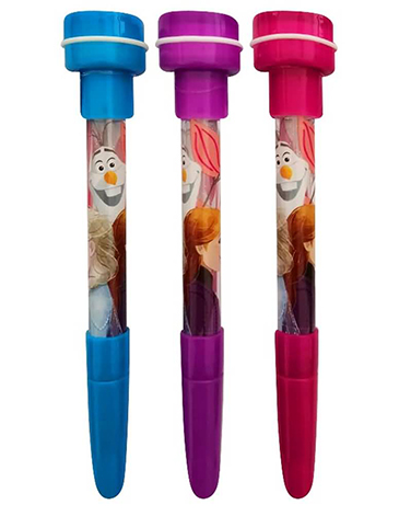 Boligrafo con Sello y Burbujero Frozen - Cresko