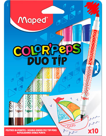 Marcadores Duo Tip x 10 Unid. - Maped