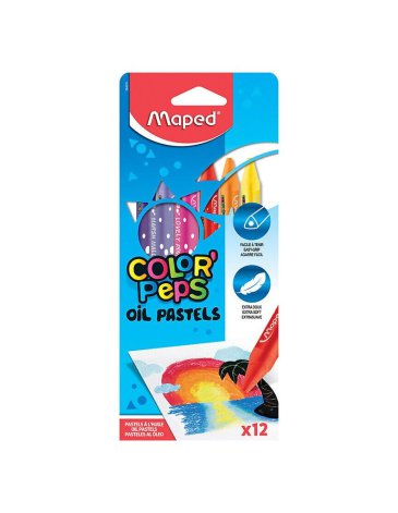 Crayones Al Oleo x 12 Unid. - Maped