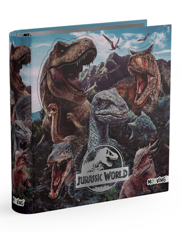 Venta por Mayor y Catalogo Carpeta Escolar 3x40 Jurassic World Mooving