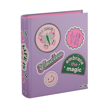 Carpeta A4 2x40 Pink - Mooving