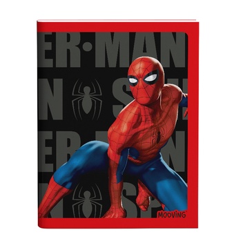 Cuaderno 16x21 Tapa Fina 48 Hojas Spiderman  - Mooving