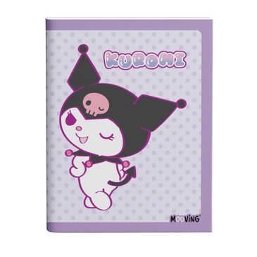 Cuaderno 16x21 T/F Abrochado 48 hjs. Kuromi - Mooving
