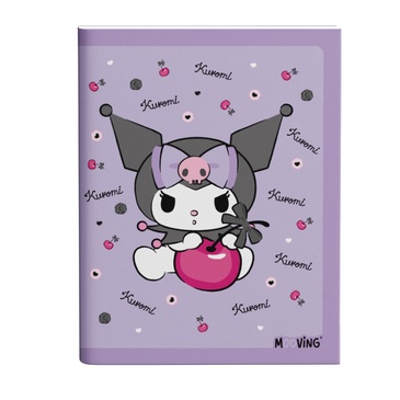 Cuaderno 16x21 T/F Abrochado 48 hjs. Kuromi - Mooving