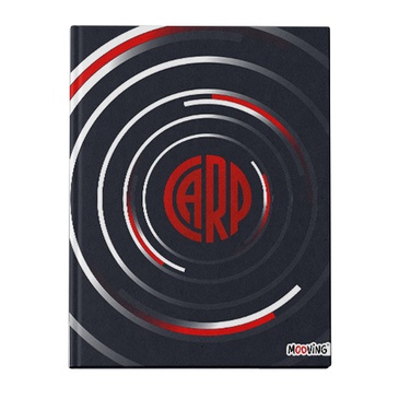 Cuaderno 16x21 Tapa Dura Cosido 48 Hjs River Plate  Mooving