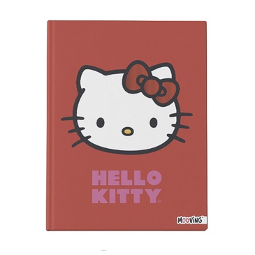 Cuaderno 16x21 T/D Cosido 48 hjs. Hello Kitty Mooving