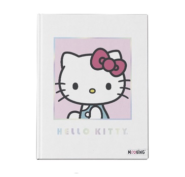 Cuaderno 16x21 T/D Cosido 48 hjs. Hello Kitty - Mooving