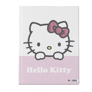 Cuaderno 16x21 T/D Cosido 48 hjs. Hello Kitty - Mooving