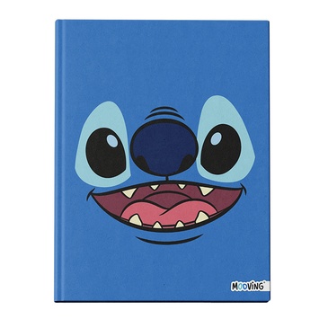Cuaderno 16x21 Tapa Dura Cosido 48 hjs. Stitch - Mooving