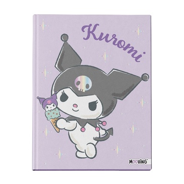 Cuaderno 16x21 T/D Cosido 48 hjs. Kuromi Mooving