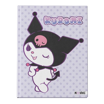 Cuaderno 16x21 T/D Cosido 48 hjs. Kuromi - Mooving