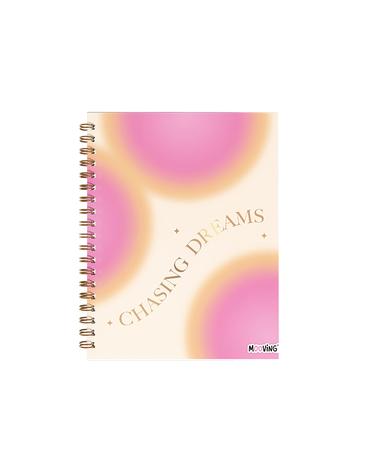 Cuaderno 16x21 espiral Tapa Dura 80 hjs. Pastel - Mooving