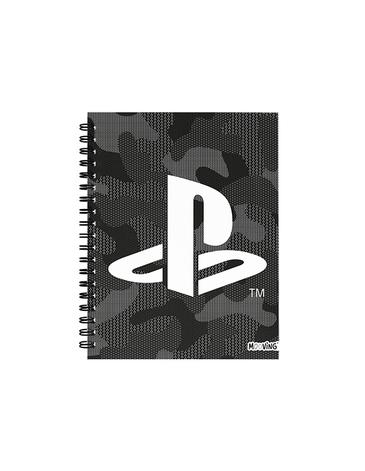 Cuaderno 16x21 espiral Tapa Dura 80 hjs. PlayStation - Mooving