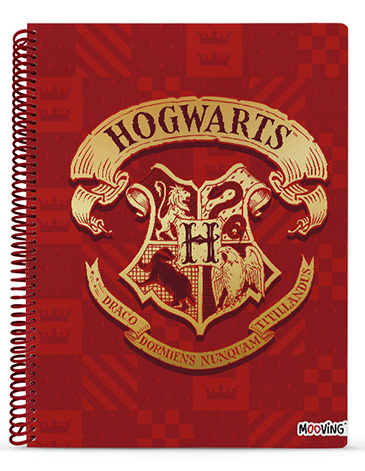 Cuaderno Universitario Cuadriculado Harry Potter 80 hjs  - Mooving