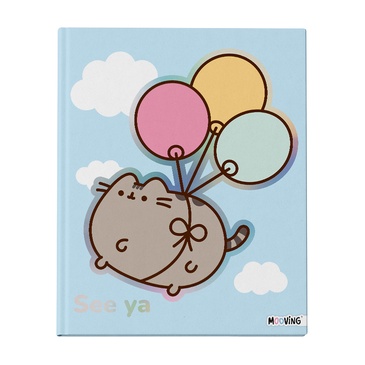 Cuaderno 19x24 cm Tapa Dura Cosido 48 Hjs. Pusheen Mooving