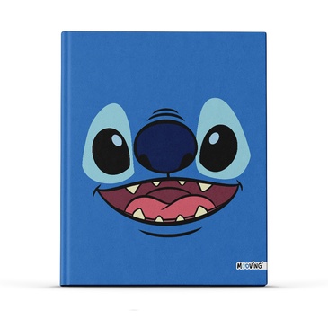 Cuaderno 19x25 cm Tapa Dura Cosido 48 hjs . Stitch  Mooving