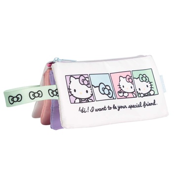 Cartuchera Cuádruple Hello Kitty  Mooving