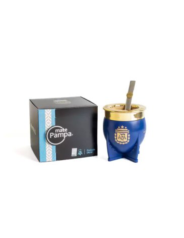 Venta por Mayor y Catalogo Mate Pampa XL Afa Aro Dorado  Mate Pampa