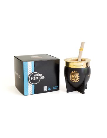 Venta por Mayor y Catalogo Mate Pampa XL Afa Aro Dorado  Mate Pampa
