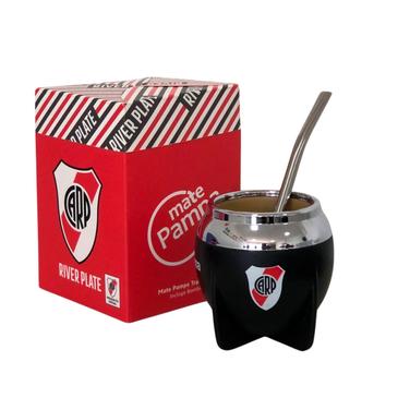 Venta por Mayor y Catalogo Mate Pampa Tradicional River Plate Boca Cerrada  Mate Pampa