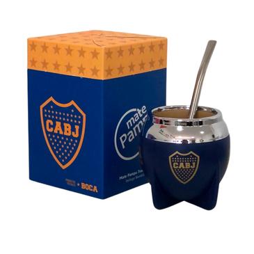 Venta por Mayor y Catalogo Mate Pampa Tradicional Boca Juniors Boca Cerrada  Mate Pampa