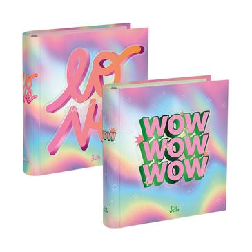 Carpeta 3 x 40 Fun World Holographic Mundo FW