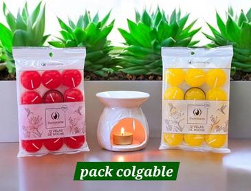 Venta por Mayor y Catalogo Velas De Noche x 12 Unid. Aromanza