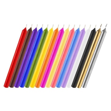 Velas Largas x 10 Unid. Surtido Aromanza