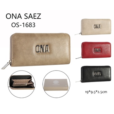 Billetera 1 Cierre RFID Protect Ona Saez