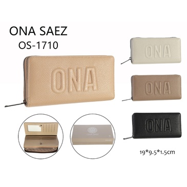 Billetera 1 Cierre RFID Protect Ona Saez