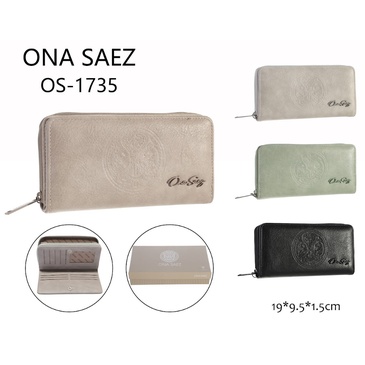Billetera 1 Cierre RFID Protect Ona Saez