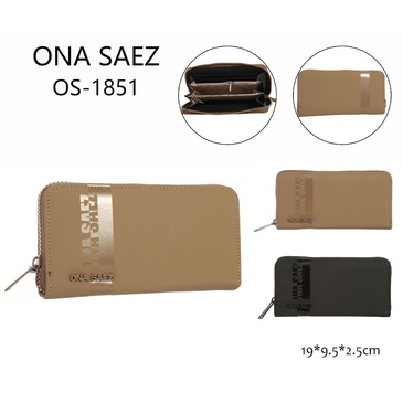 Billetera 1 Cierre RFID Protect Ona Saez