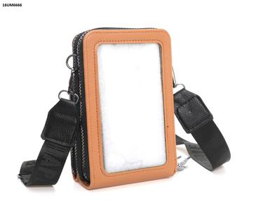 Porta Celular 3 Cierres con Transparencia Atras - La Chapelle