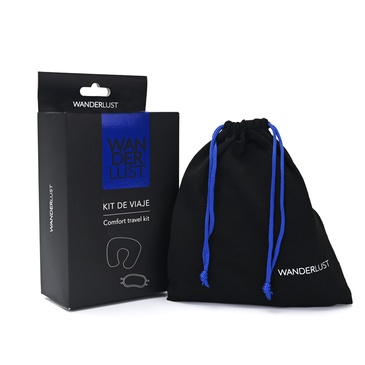 Kit De Viaje Almohada Inflable Y Antifaz - Wanderlust