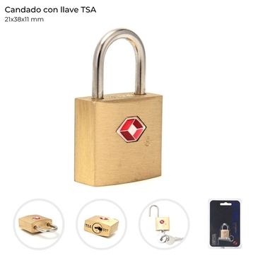 Candado Con Llave TSA Wanderlust