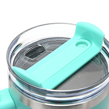 Vaso Termico Con Bombilla y Tapon Nube 1200ml Incluye Stickers - Skora